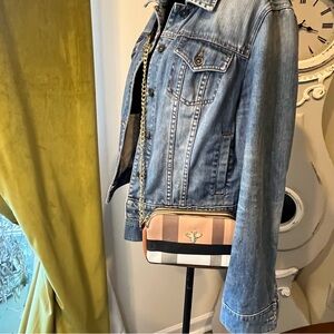 PETA-Approved Deluxity Triple-Zip* Crossbody Bag in Plaid Vegan Leather